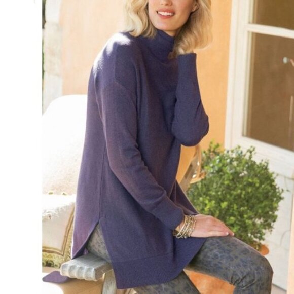 Soft Surroundings Sweaters - Soft Surroundings The Metro Tunic turtleneck sweater